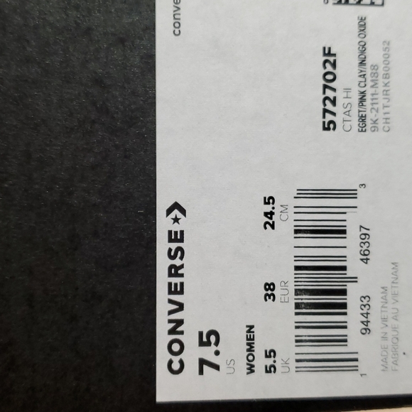 Converse Chuck Taylor All Star Crafted Abstract Stripes/ 572702F - Picture 13 of 13